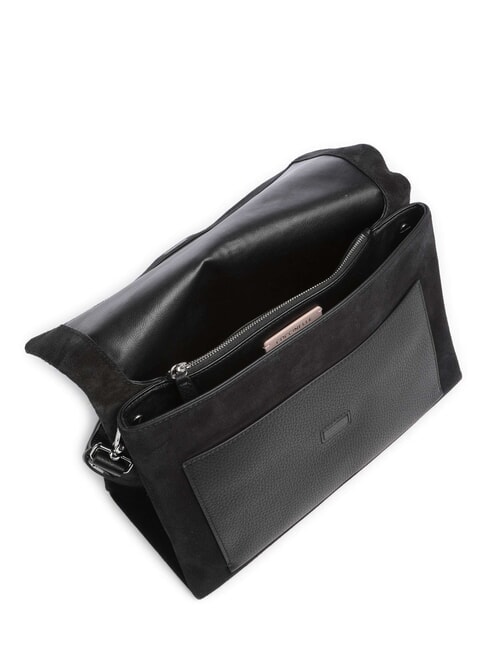 CAMPIONARIO - DORIAN SUEDE Bolso de hombro negro - Bolsos Mujer