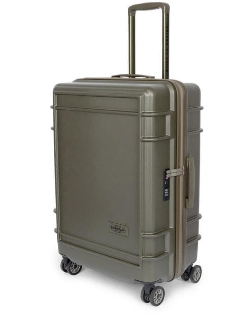 RESIST'R ZIP L Carro grande caqui mon&oacute;tono - Trolley R&iacute;gidos