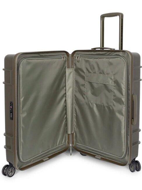 RESIST'R ZIP M Carro mediano caqui mon&oacute;tono - Trolley R&iacute;gidos