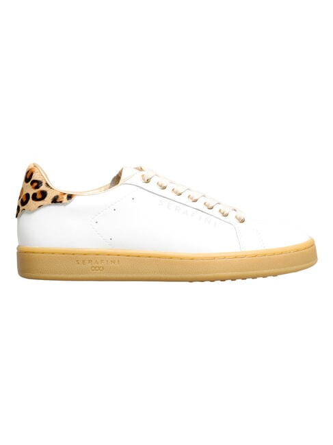J CONNORS Zapatillas leopardo blanco miel lenguado - Zapatos Mujer