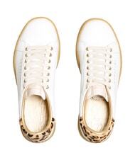 SERAFINI J CONNORS Zapatillas leopardo blanco miel lenguado - Zapatos Mujer - 3