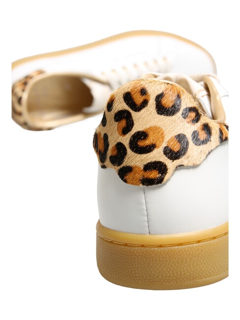 J CONNORS Zapatillas leopardo blanco miel lenguado - Zapatos Mujer