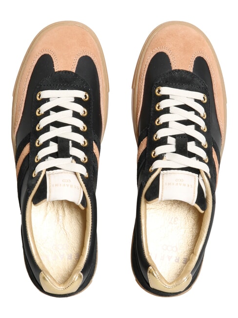 COURT Zapatillas negro beige dorado - Zapatos Mujer