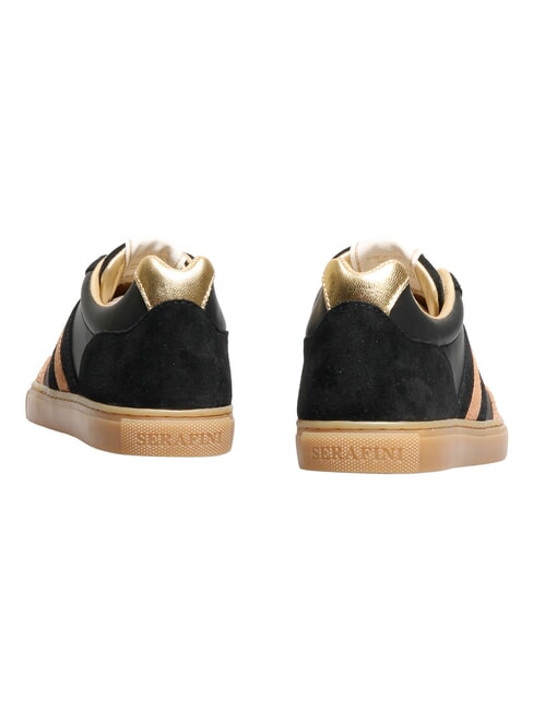 COURT Zapatillas negro beige dorado - Zapatos Mujer