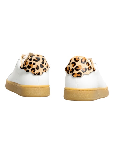 J CONNORS Zapatillas leopardo blanco miel lenguado - Zapatos Mujer
