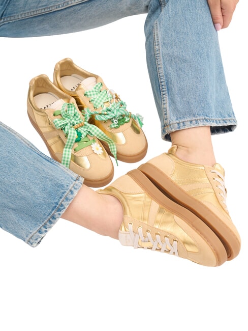 COURT Zapatillas dorado beige - Zapatos Mujer