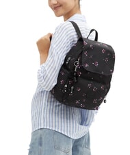 KIPLING CITY ZIP S Mochila con m&uacute;ltiples bolsillos flor nocturna - Bolsos Mujer - 4