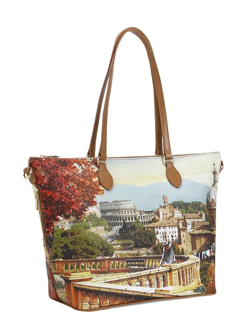 YESBAG Bolso de compras grande, bolso de hombro paisaje de Roma - Bolsos Mujer