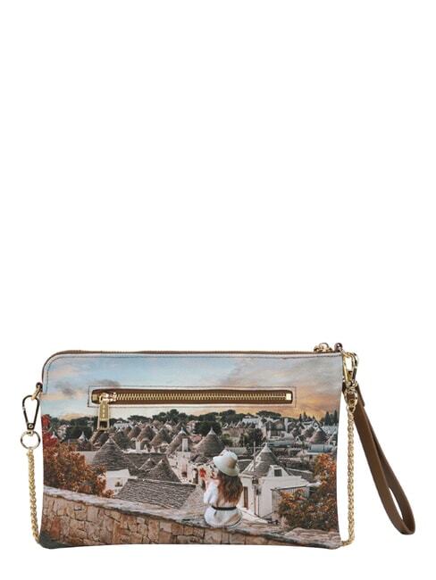 YESBAG Bolso de mano plano con pu&ntilde;o trulli rom&aacute;nticos - Bolsos Mujer