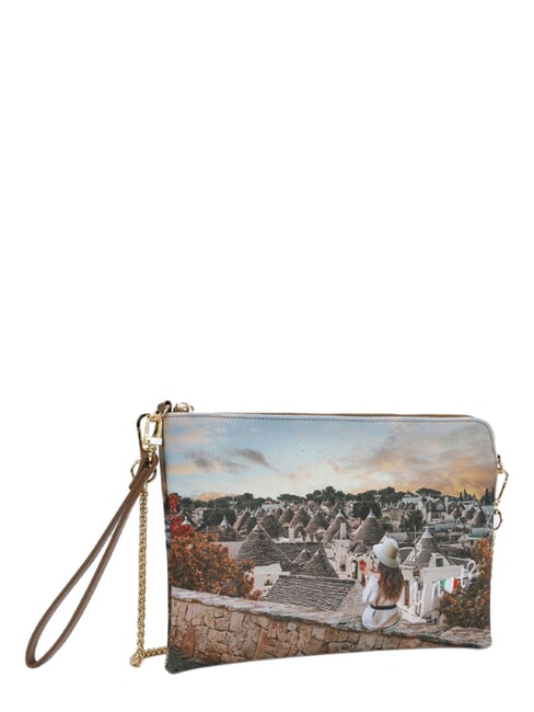 YESBAG Bolso de mano plano con pu&ntilde;o trulli rom&aacute;nticos - Bolsos Mujer