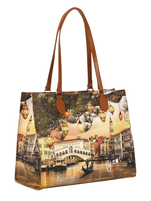 YESBAG Bolso de compras grande, bolso de hombro Venecia navide&ntilde;a - Bolsos Mujer