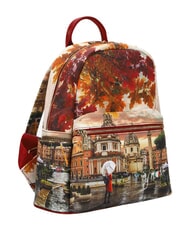 YNOT YESBAG Mochila con bolsillo frontal Roma lloviendo - Bolsos Mujer - 2