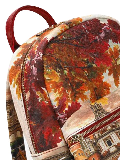YESBAG Mochila con bolsillo frontal Roma lloviendo - Bolsos Mujer