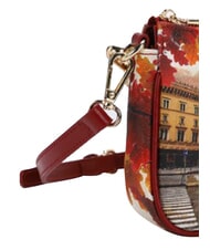 YNOT YESBAG Bolso de hombro con correa para el hombro. Roma lloviendo - Bolsos Mujer - 3