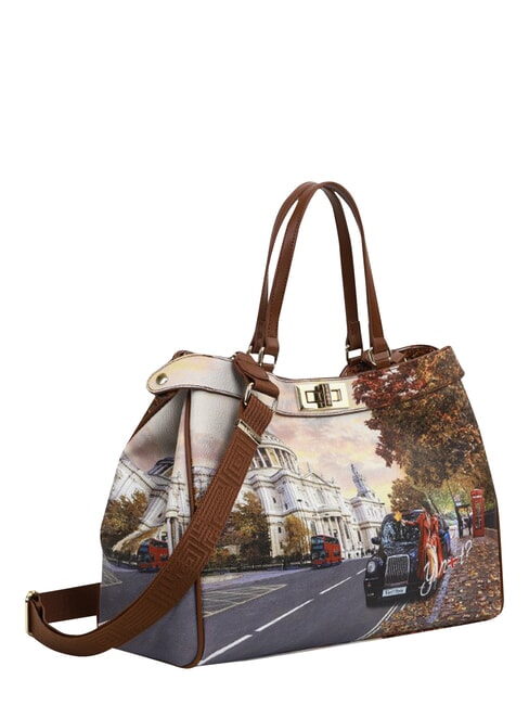 YESBAG Bolso de hombro XL Turista de Londres - Bolsos Mujer