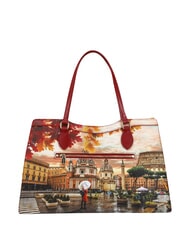 YNOT YESBAG El bolso de hombro Roma lloviendo - Bolsos Mujer - 2