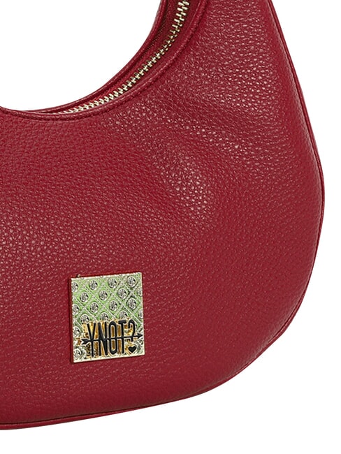 RACHEL Bolso de hombro con inserci&oacute;n de cadena cereza - Bolsos Mujer