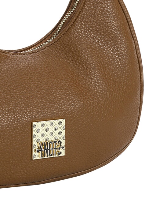 RACHEL Bolso de hombro con inserci&oacute;n de cadena broncearse - Bolsos Mujer