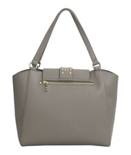 YNOT ROCKER Bolsa de compras con hebilla y tachuelas gris pardo - Bolsos Mujer - 2