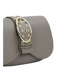 YNOT ROCKER Bolso de hombro con hebilla y tachuelas gris pardo - Bolsos Mujer - 3