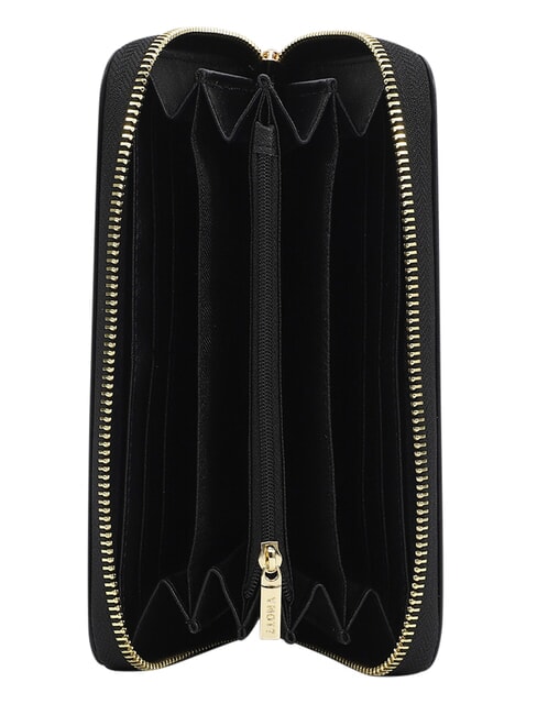 LADY Cartera grande con cremallera. NEGRO - Carteras Mujer