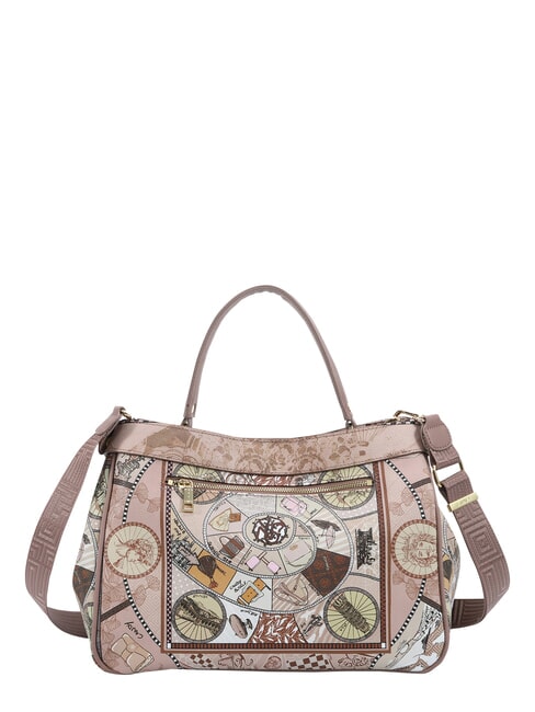 FASHIONOPOLY Bolso de mano con correa para el hombro rubor - Bolsos Mujer