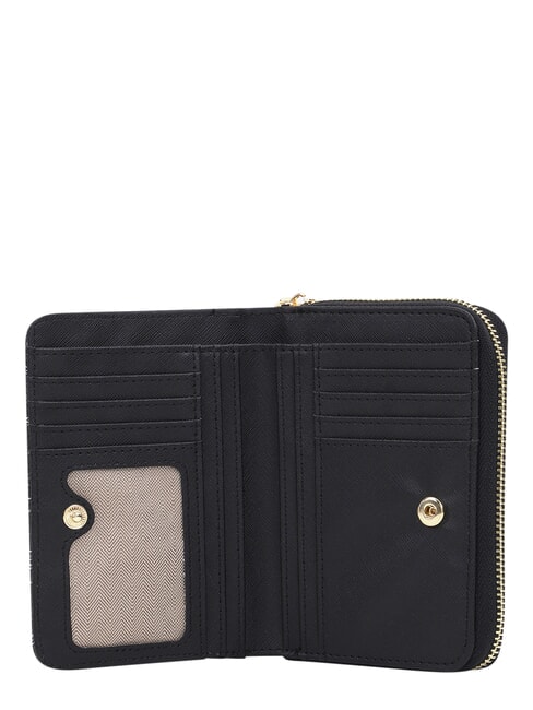 FASHIONOPOLY Cartera mediana, con cremallera. NEGRO - Carteras Mujer