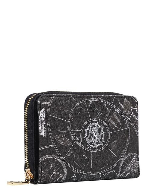 FASHIONOPOLY Cartera mediana, con cremallera. NEGRO - Carteras Mujer