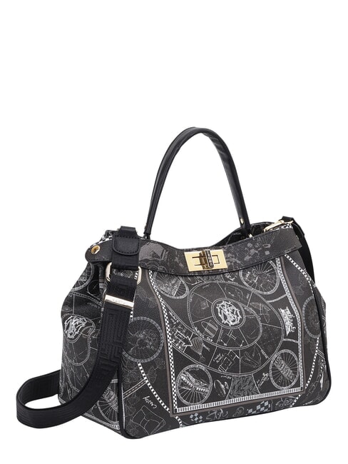 FASHIONOPOLY Bolso de mano con correa para el hombro NEGRO - Bolsos Mujer