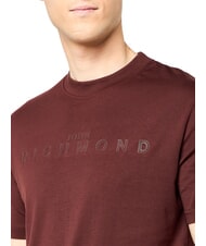 JOHN RICHMOND SOULOKU Camiseta con logotipo en relieve chocolate amargo - camiseta - 2