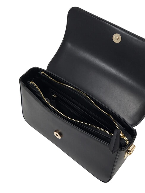 TONGA RE Bolso de hombro con solapa negro - Bolsos Mujer