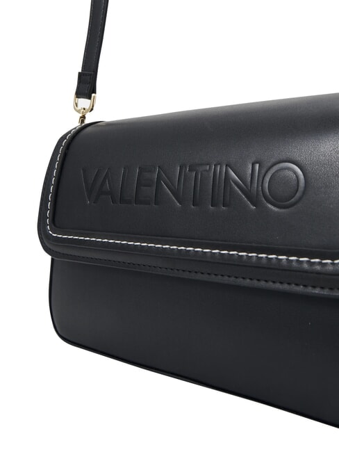 TONGA RE Bolso de hombro con solapa negro - Bolsos Mujer