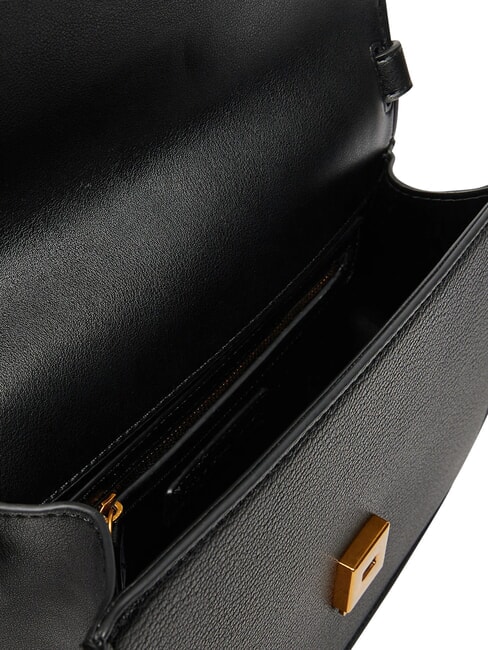 USHUAIA Bolso de doble funci&oacute;n con solapa negro - Bolsos Mujer
