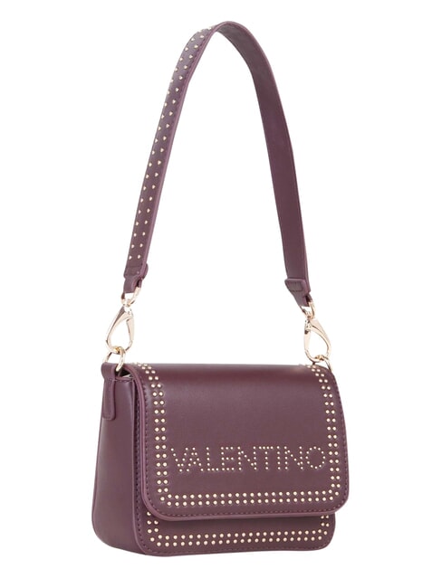 SHINE RE Bolso con solapa y bandolera vino - Bolsos Mujer