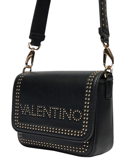 SHINE RE Bolso con solapa y bandolera negro - Bolsos Mujer