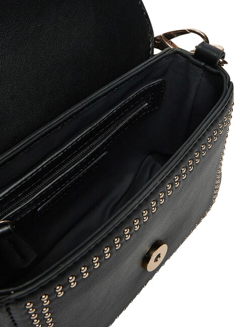 SHINE RE Bolso con solapa y bandolera negro - Bolsos Mujer