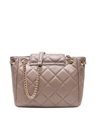 MARIO VALENTINO OCARINA Bolso acolchado con asas de cadena gris pardo - Bolsos Mujer - 2