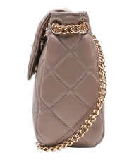 MARIO VALENTINO OCARINA Bolso acolchado con asas de cadena gris pardo - Bolsos Mujer - 3