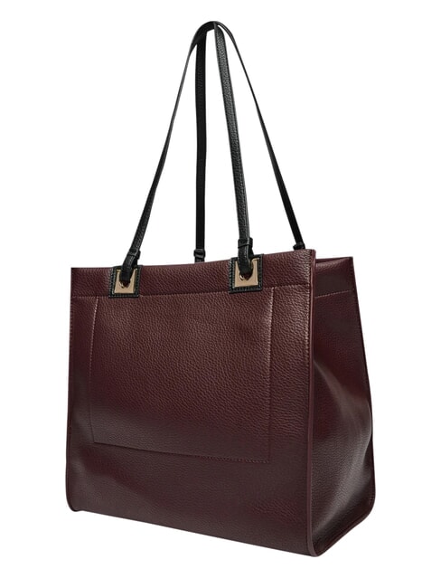 POST RE Bolsa de compras con clutch vino/negro - Bolsos Mujer