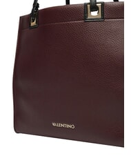 MARIO VALENTINO POST RE Bolsa de compras con clutch vino/negro - Bolsos Mujer - 4