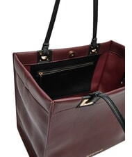 MARIO VALENTINO POST RE Bolsa de compras con clutch vino/negro - Bolsos Mujer - 5