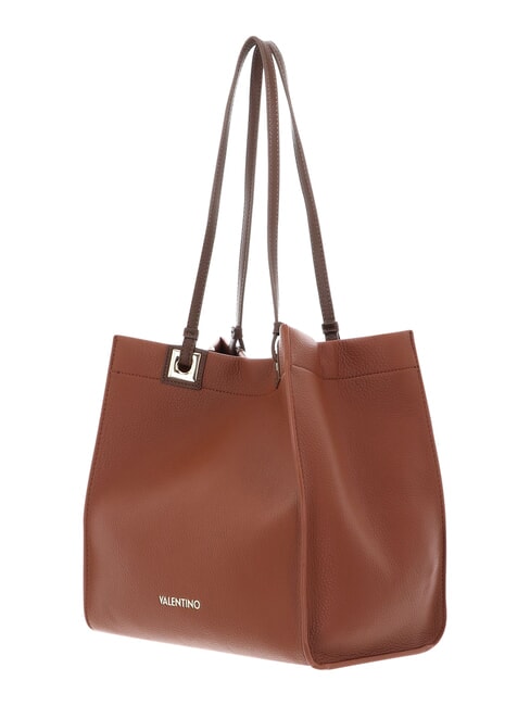 POST RE Bolsa de compras con clutch cuero/marr&oacute;n oscuro - Bolsos Mujer