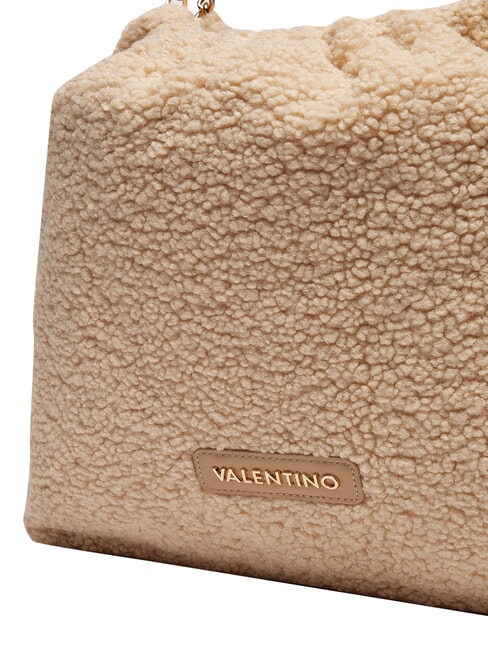 QUBE Bolso de hombro beige - Bolsos Mujer