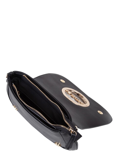 MOSES Bolso de hombro con solapa negro - Bolsos Mujer