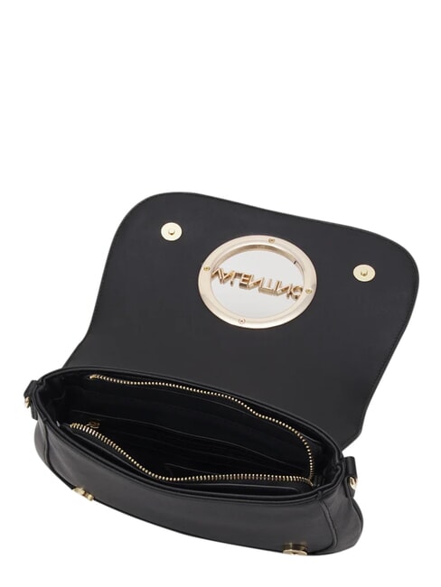 MOSES Bolso de hombro con solapa negro - Bolsos Mujer