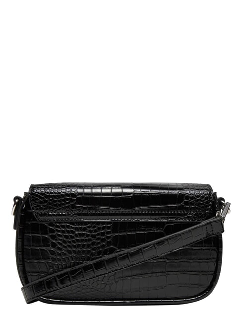 MIRAMAR Minibolso de hombro con solapa negro - Bolsos Mujer