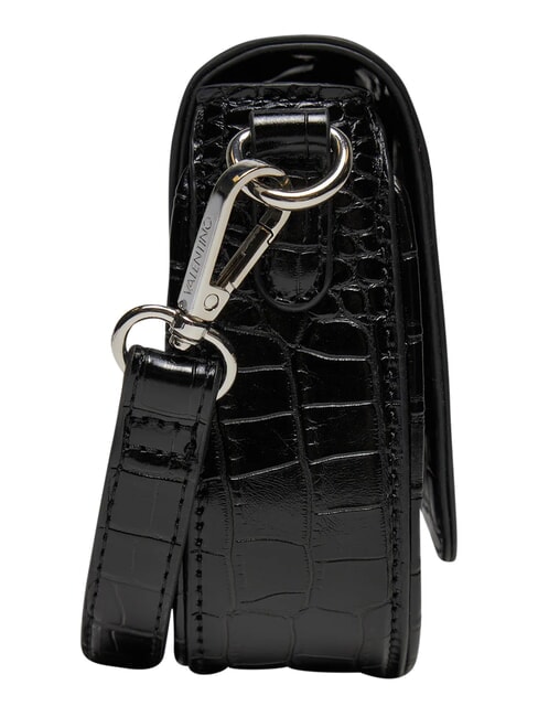 MIRAMAR Minibolso de hombro con solapa negro - Bolsos Mujer