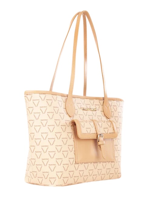 LIUTO Bolsa de compras con bolsillo beige/multicolor - Bolsos Mujer