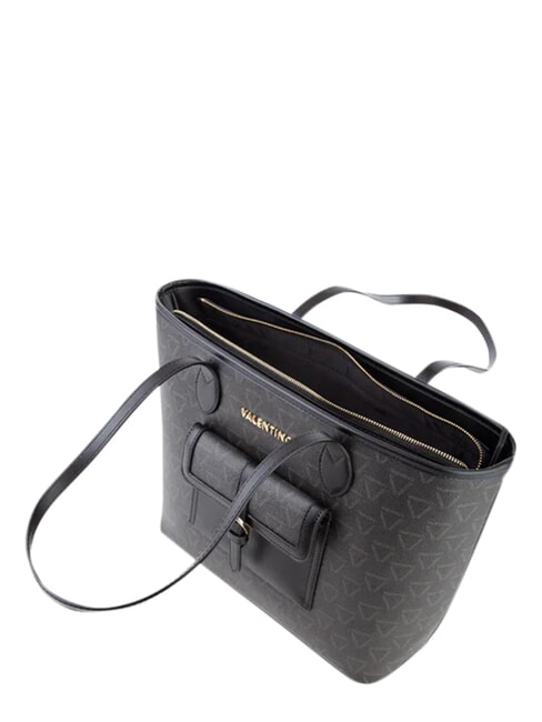 LIUTO Bolsa de compras con bolsillo negro/multicolor - Bolsos Mujer