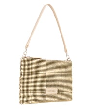 MARIO VALENTINO NABILAH Bolso de mano con pedrer&iacute;a y bandolera oro - Bolsos Mujer - 4